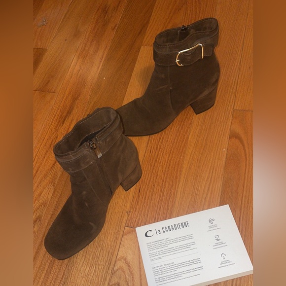 Waterproof Suede Booties - Luxury - La Canadienne - Picture 6 of 12